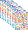 10 Sheets 1320 Alphabet Stickers Letter Sticker Vinyl Self-Adhesive Number